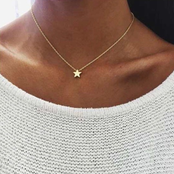 Jewelry - ⚡️2 for $15 Dainty Gold Color Star Necklace